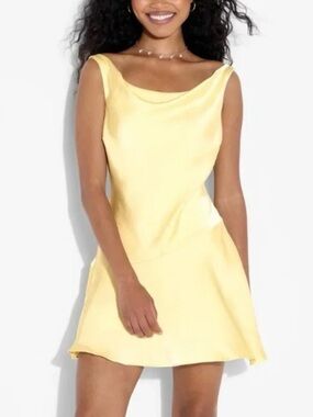 wild fable satin wrap dress Women's Flutter Sleeve Satin Cap Maxi Bodycon Dress